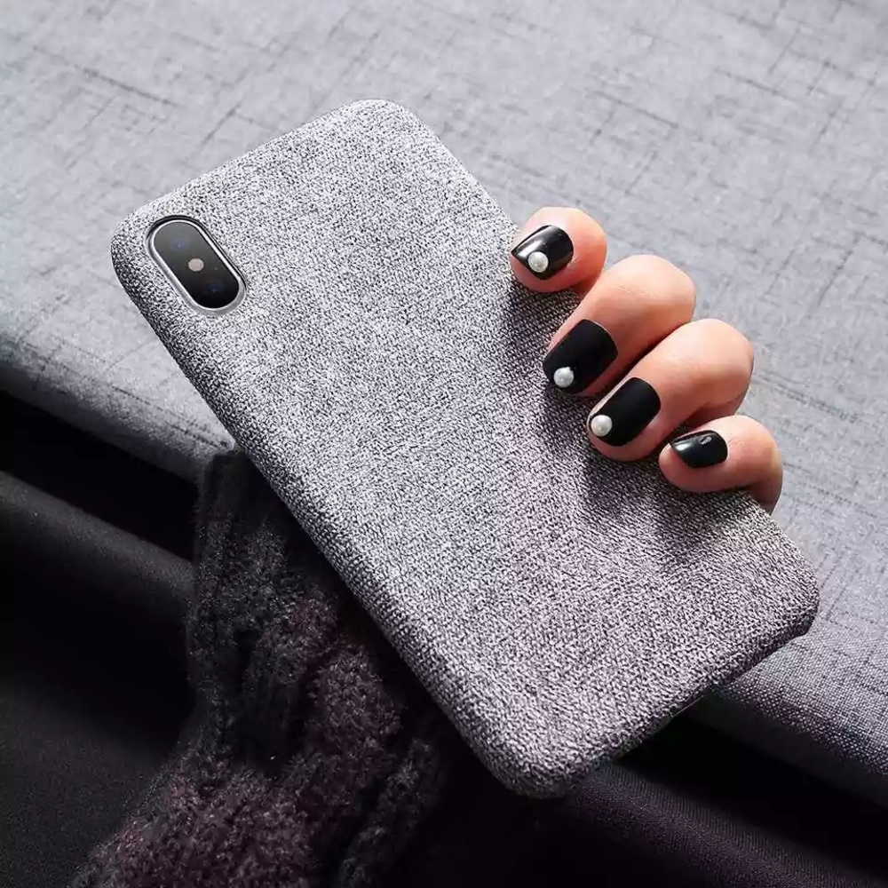 Iphone Xs max cloth pattern case - Picture 1 of 4